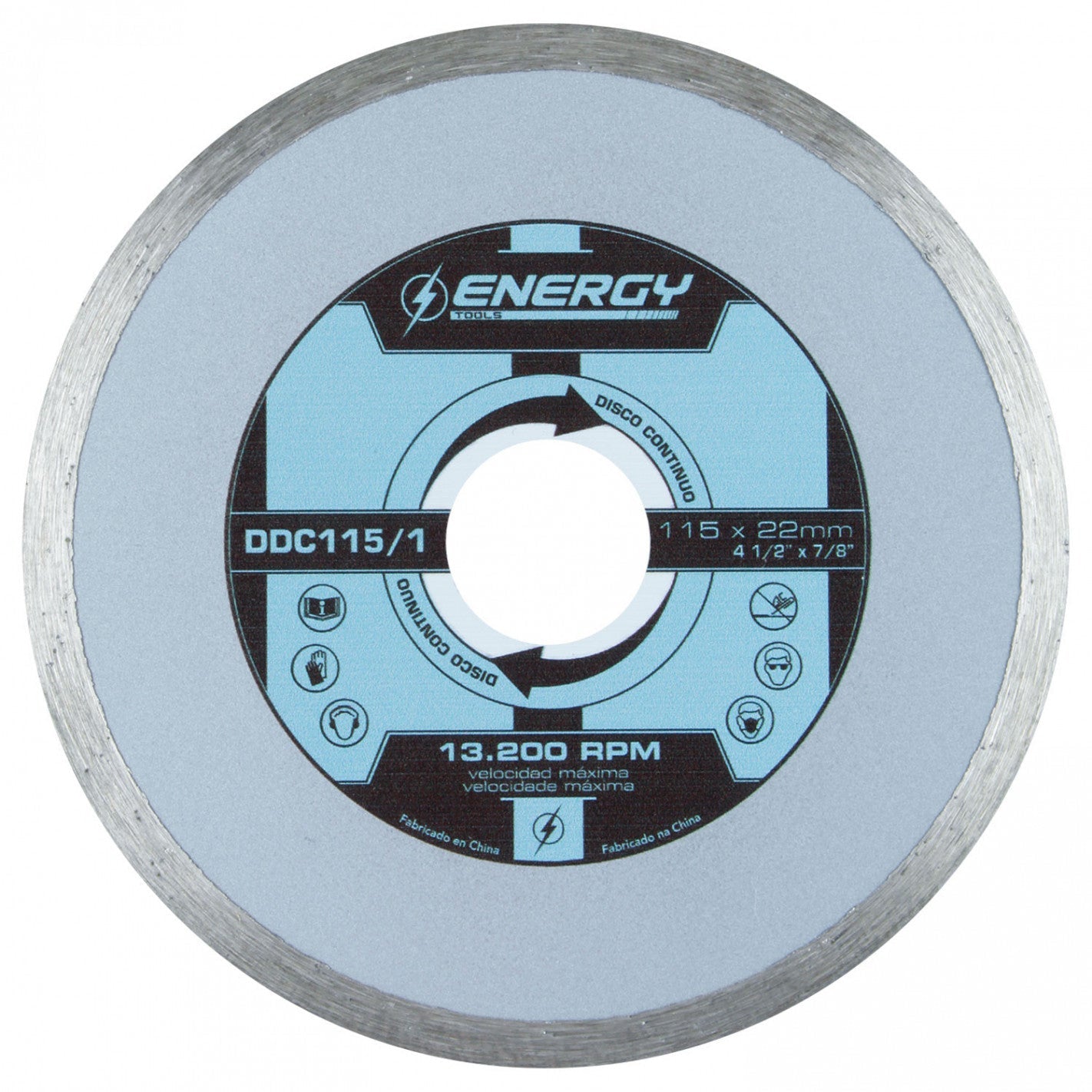 DISCO DIAMANTADO CONTINUO 4 1/2" DDC 115/1