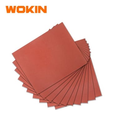 Set Lija Papel Kraft 230*280 Grano 240. 10 Piezas Wokin