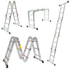 ESCALERA MULTIPROPOSITO ALUMINIO 12 PELDAÑOS 150 KG
