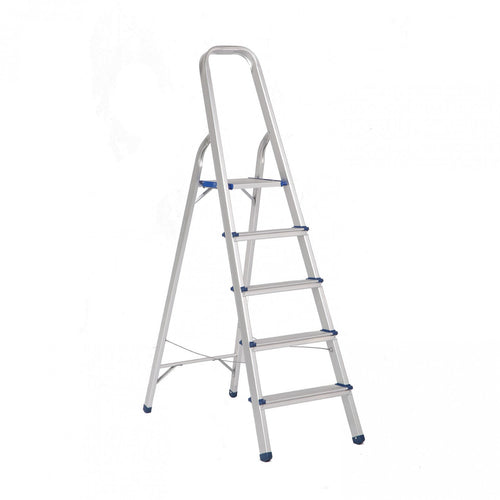 ESCALA DOMESTICA DE ALUMINIO 5 PELDAÑOS JK-405