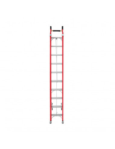 ESCALA EXTENSIBLE FIBRA DE VIDRIO CON CUERDA 9.2 M