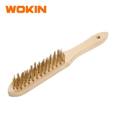 Escobilla de Acero con Mango 4 lineas Wokin