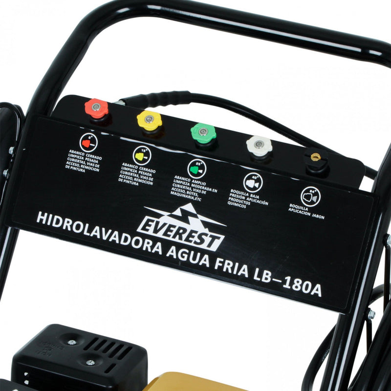 HIDROLAVADORA 180BAR GASOLINA 65HP LB-180A