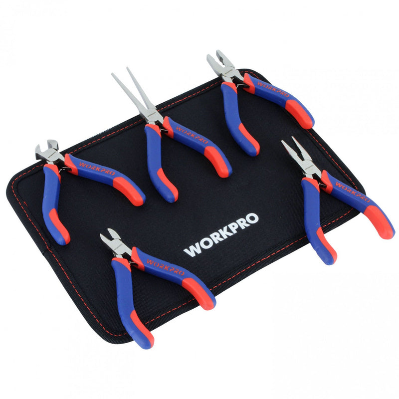JUEGO ALICATES PUNTA MINI 5 PIEZAS W001305WE