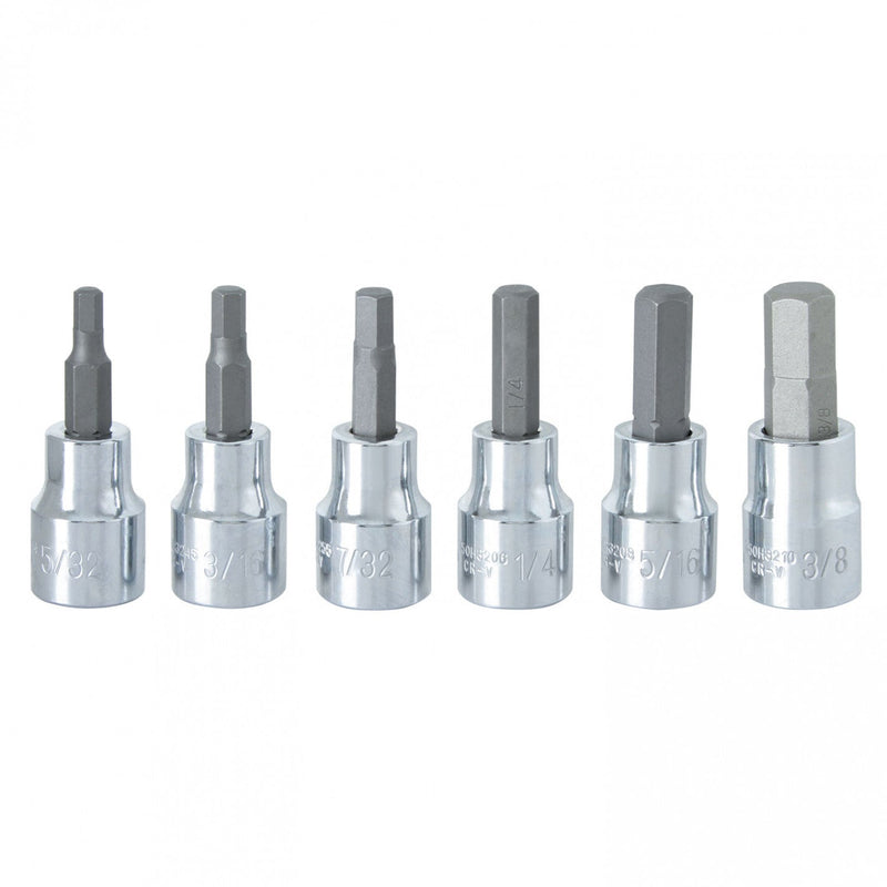 JUEGO de DADOS HEXAGONALES 3/8" 6 piezas S50H3206S