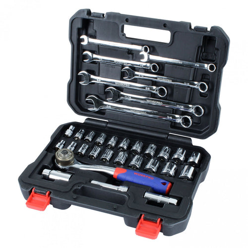 JUEGO DE LLAVES Y DADOS 3/8" 32 PIEZAS W003001WE
