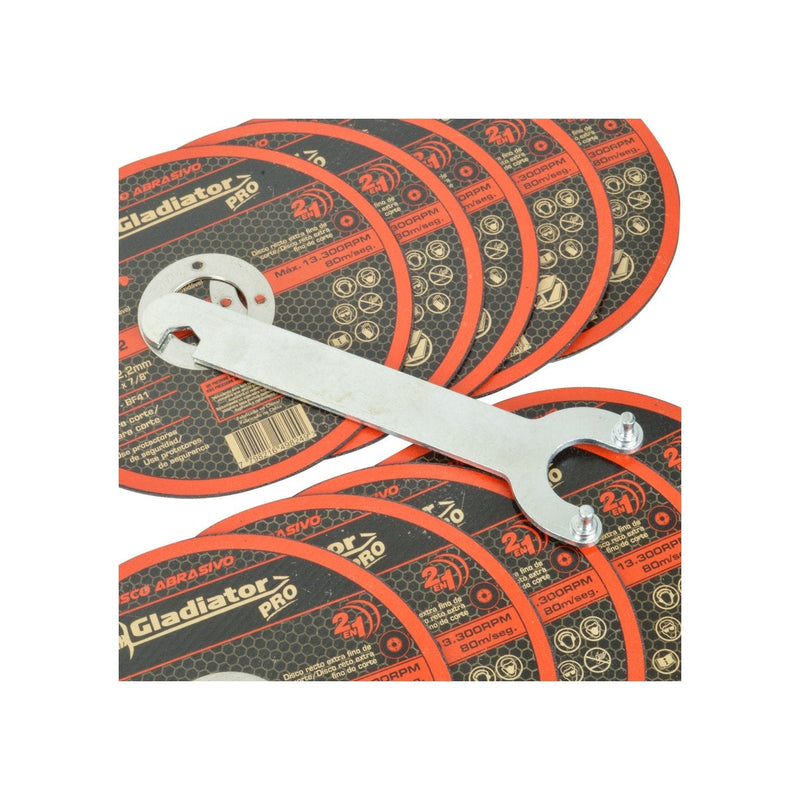 KIT SOLDADORA 200AMP+ESMERIL 4.5" + DISCOS IE 6200