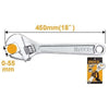 LLAVE FRANCESA INGCO CROMADA 18" # HADW131182