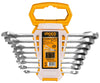 LLAVE PUNTA Y CORONA INGCO C/CHICHARRA 8-19 MM JGO.8 PZAS # HKSPAR1082