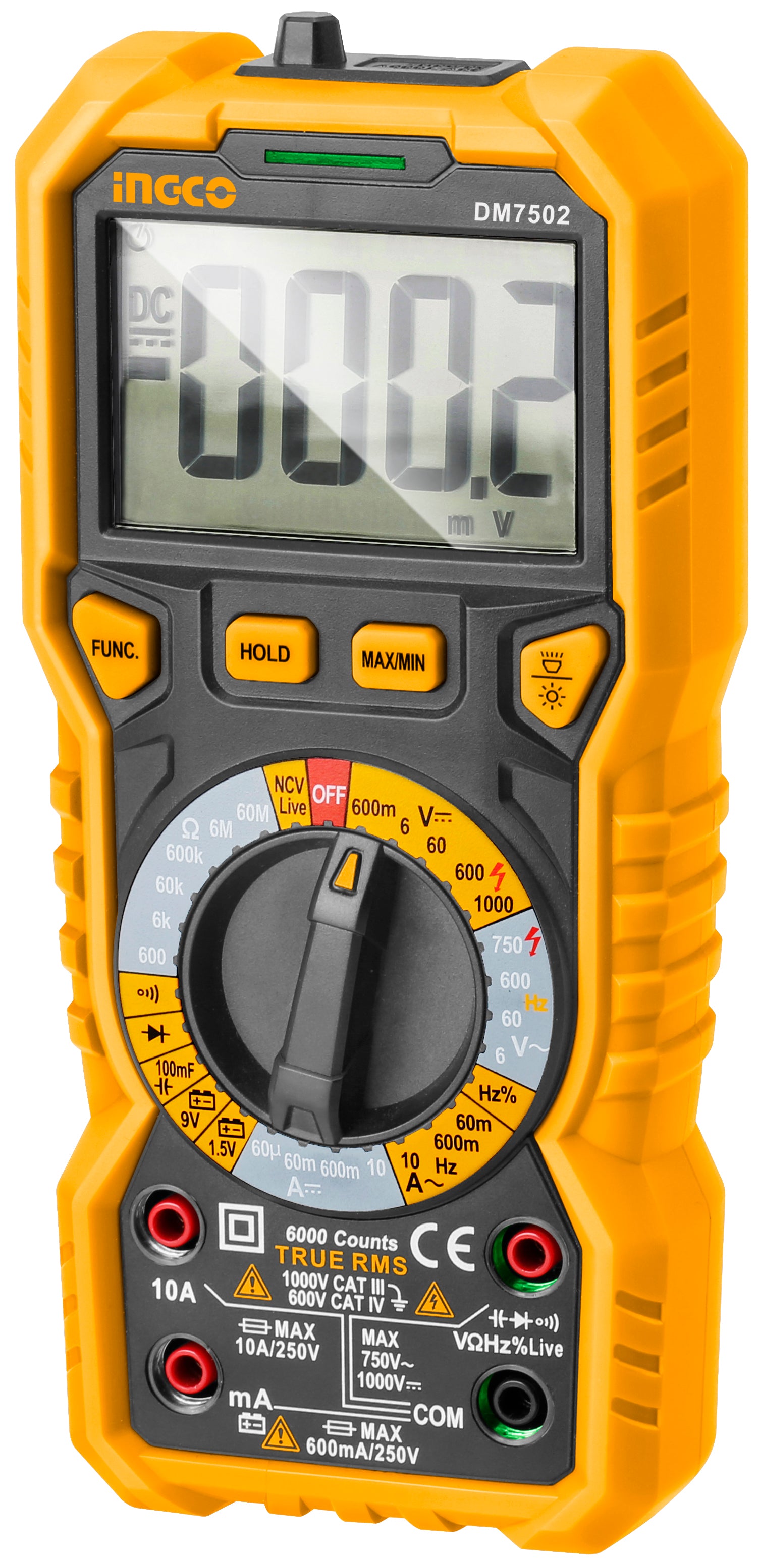 MULTITESTER DIGITAL INGCO 750V # DM7502