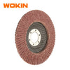 Disco Flap Metal/Madera Grano 120 115x22.2mm Wokin