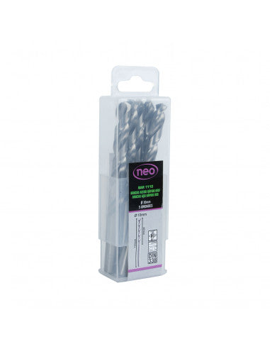 SET BROCAS HSS 10 x 133 mm x 5 unid BAR 1110