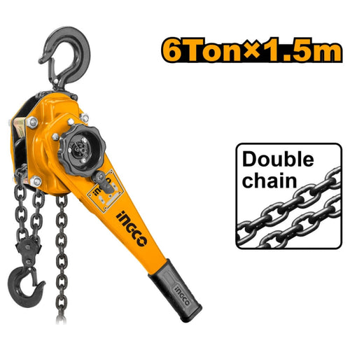 TECLE PALANCA INGCO 6.0 TON X 1.5 MTS # HSLB0060