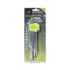 LLAVE HEXAG. ALLEN STEVRON CROMADA EXTRA LARGA PTA.BOLA 1.5 - 10 MM JGO.9 PZ # BBHK9XLA10